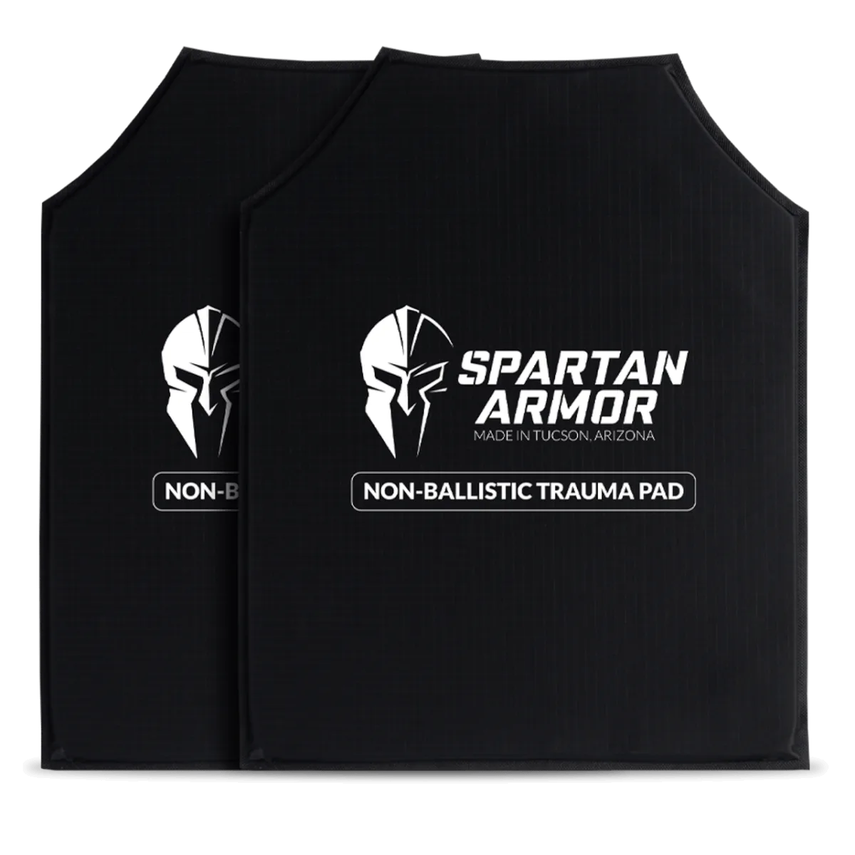 Set of two trauma pad inserts for body armor protection and comfort