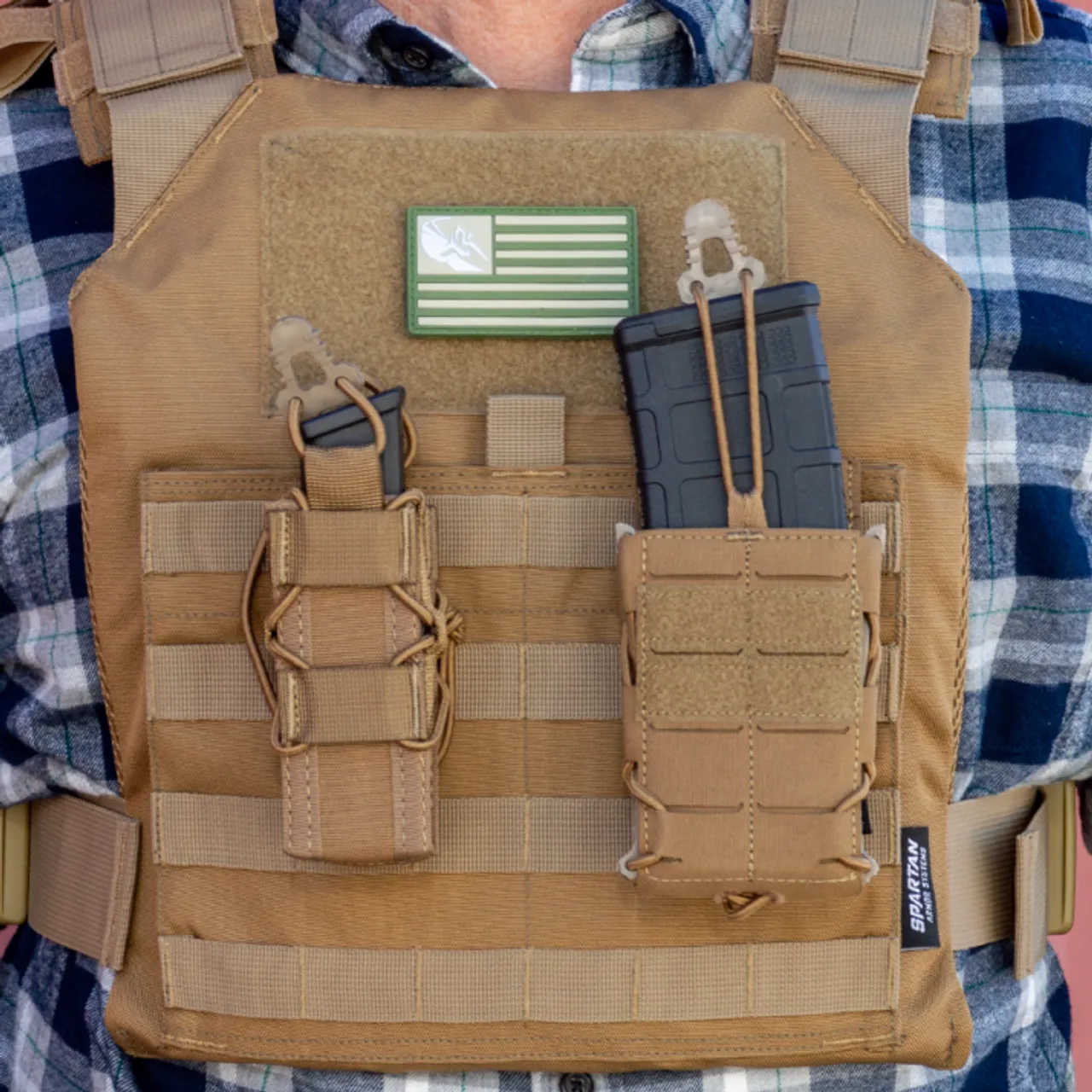 Spartan Armor Systems - Single Pistol Mag Pouch – MOLLE Tactical Magazine Carrier - Image 9