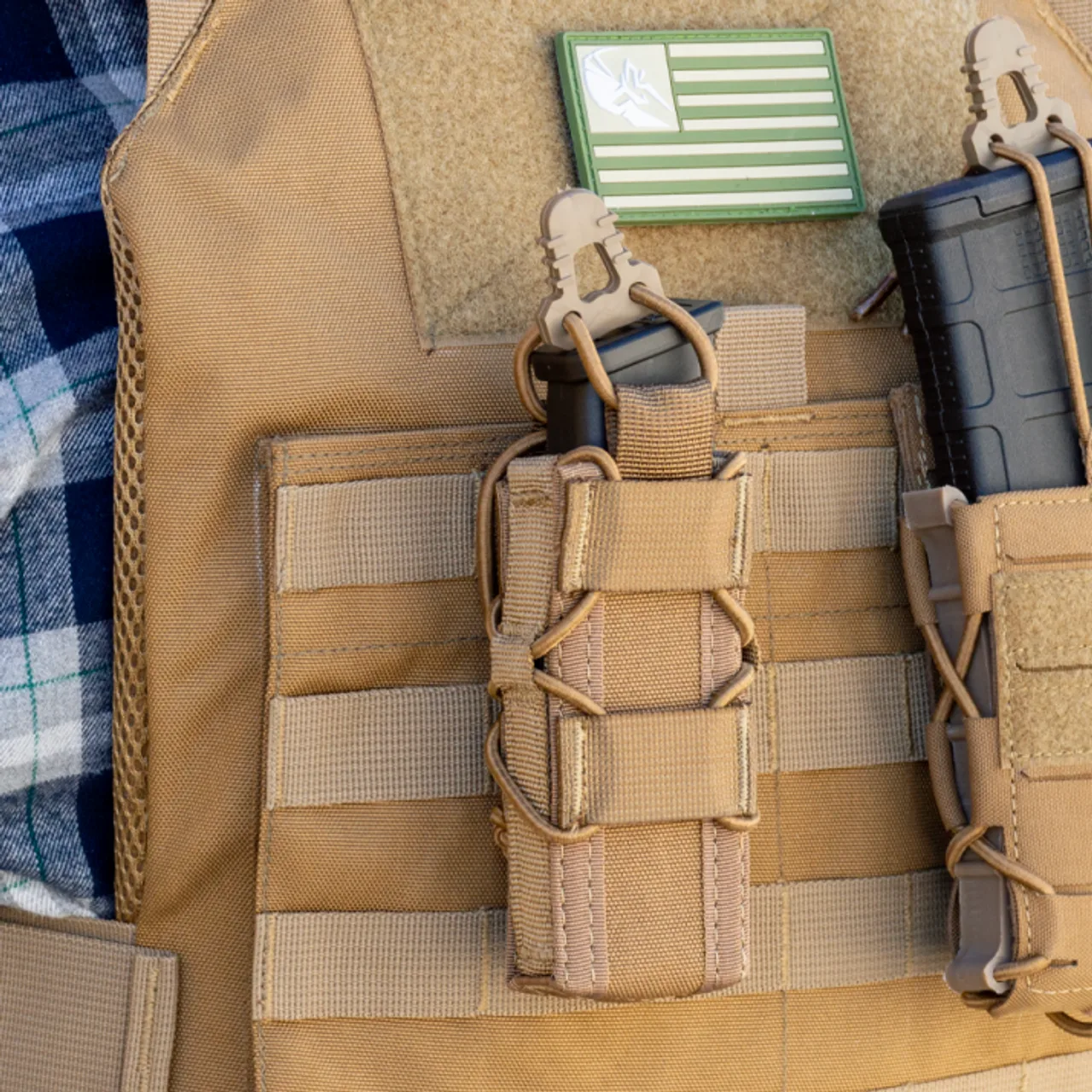 Spartan Armor Systems - Single Pistol Mag Pouch – MOLLE Tactical Magazine Carrier - Image 8