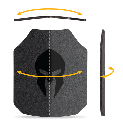 Spartan Armor Systems - AR550 Steel Body Armor – Rifle-Rated Plates (Set of 2) - Image 3