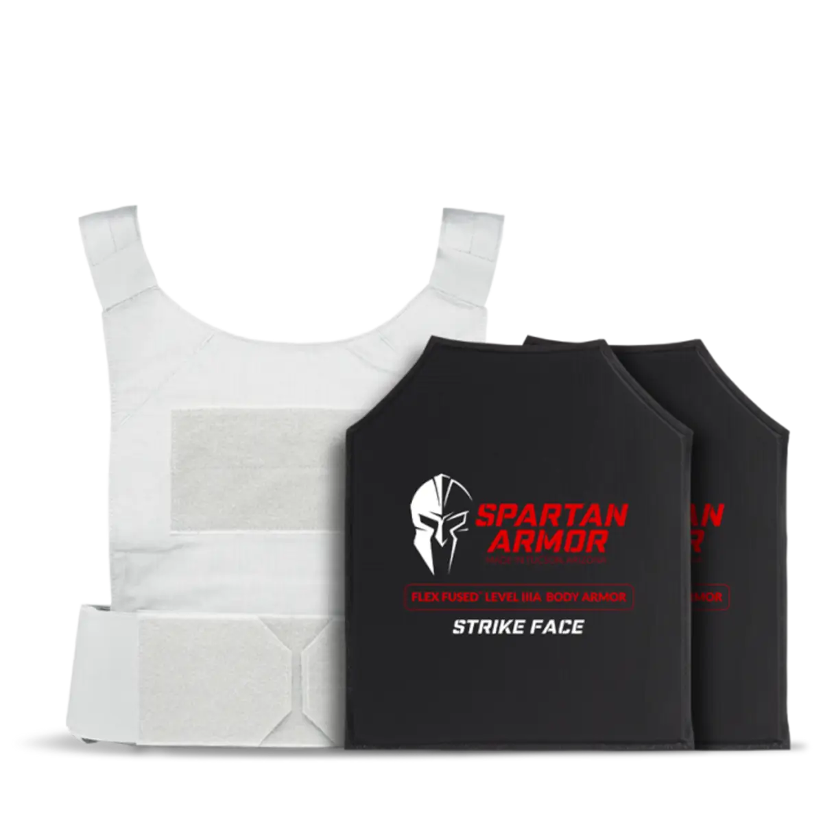 Spartan DL concealment package with Flex Fused Core Level IIIA soft armor and discreet carrier