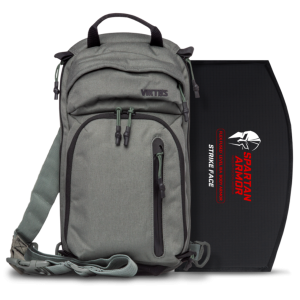 Viktos Upscale 3 sling bag with Flex Fused Core Level IIIA soft armor insert tactical carry bundle