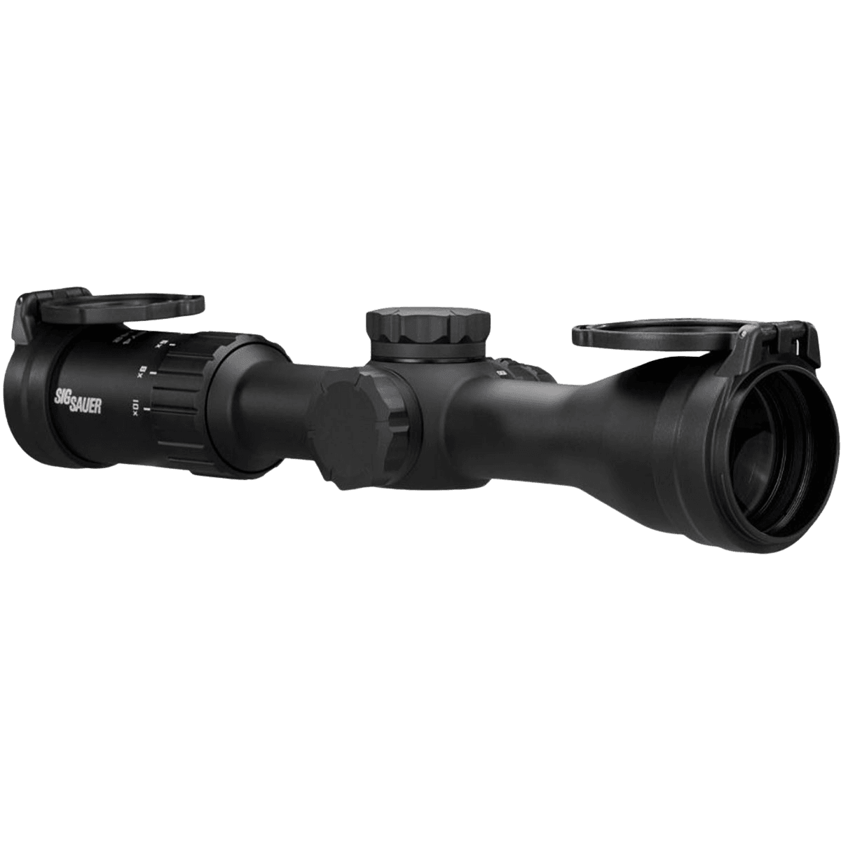 Sig Sauer Whiskey4 2.5-10x42mm SFP Quadplex Rifle Scope in black