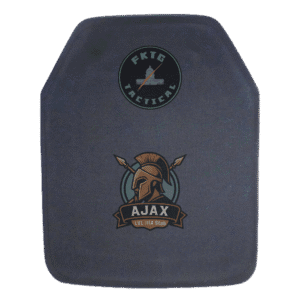 Ajax IIIA stab armor plate with curved UHMWPE design for ballistic and edged weapon protection