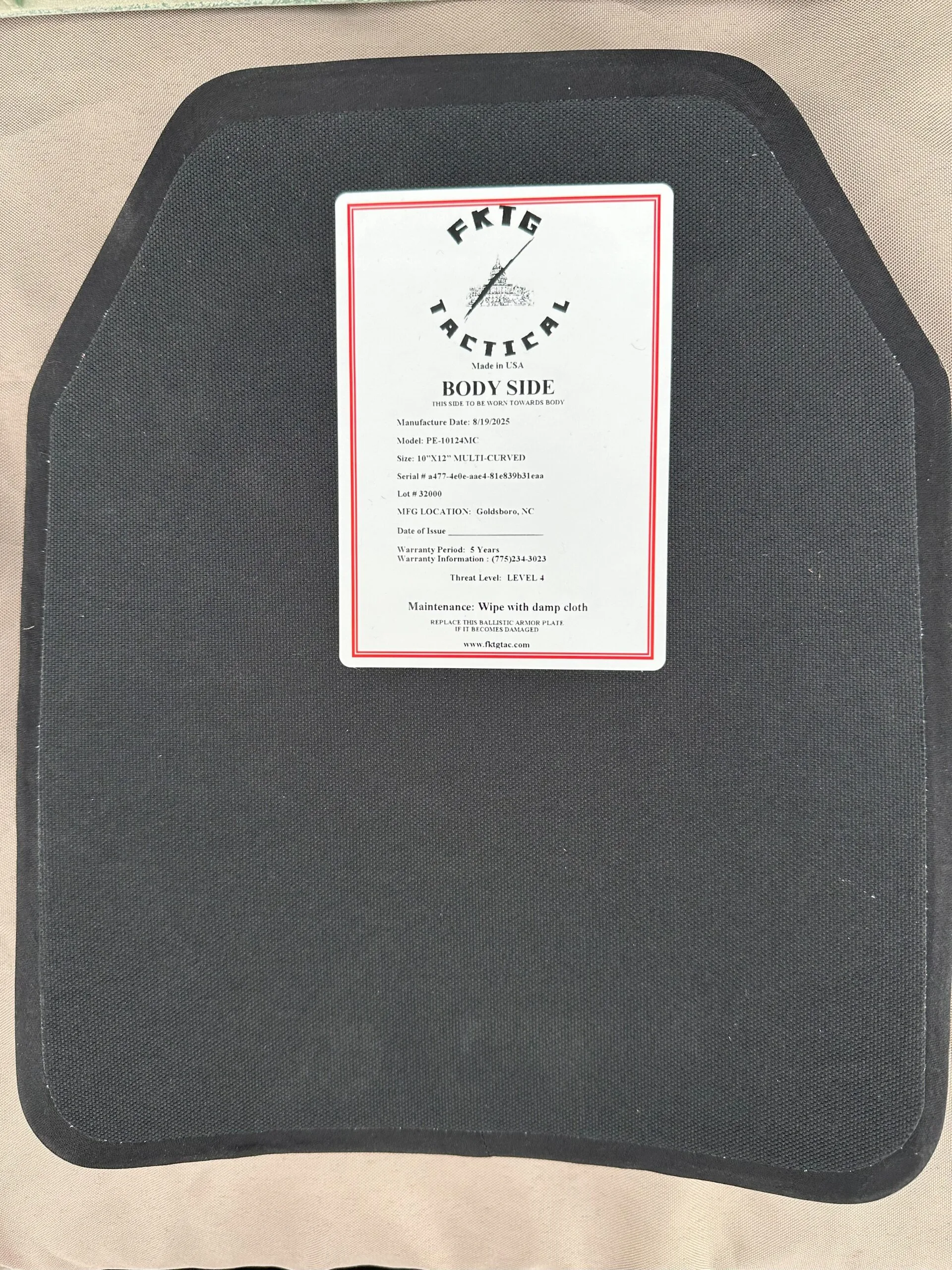 FKTG Tactical Pyrrhus Alumina Ceramic Level IV Plates – Ceramic Rifle Protection - Image 5