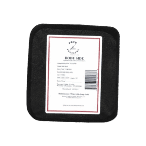 Pyrrus side plate rear with label