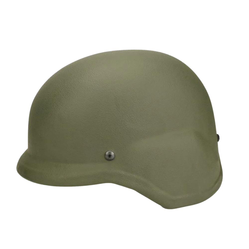 “PASGT Level IIIA UHMWPE Ballistic Helmet with Adjustable Suspension and Chin Strap”