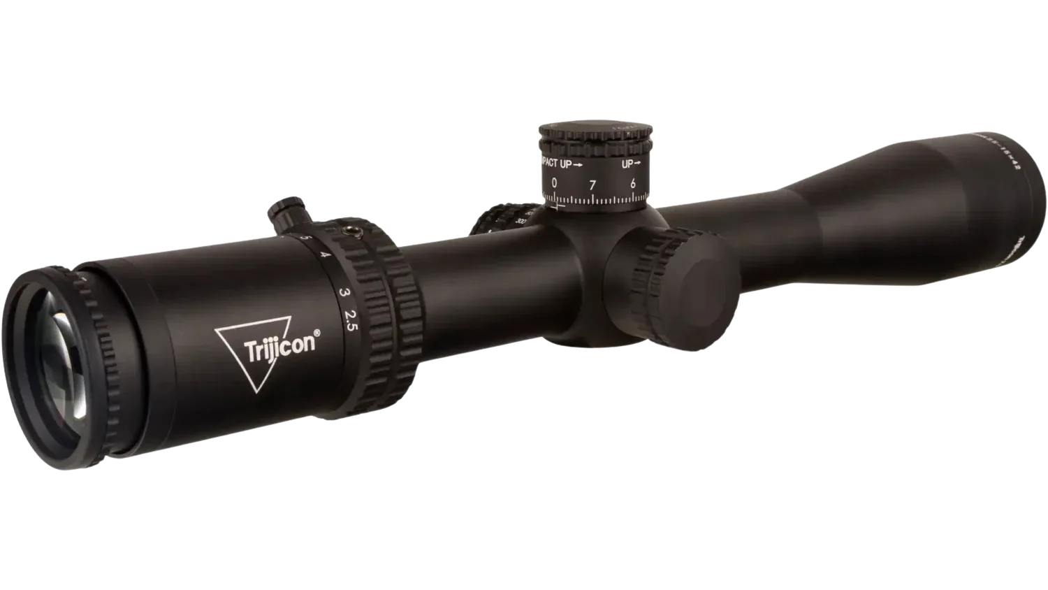 Trijicon Credo 2.5-15x42mm SFP Illuminated Rifle Scope with Red MRAD Center Dot
