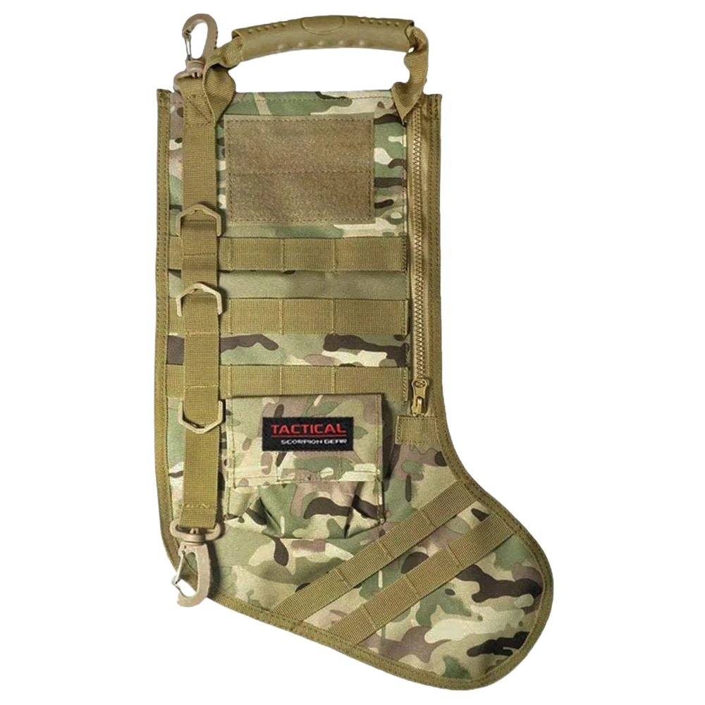 Tactical Scorpion MOLLE Christmas Stocking – Rugged Holiday Gear - Image 4