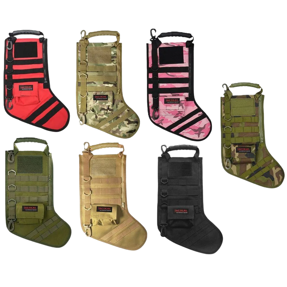 Tactical Scorpion MOLLE Christmas Stocking – Rugged Holiday Gear - Image 11