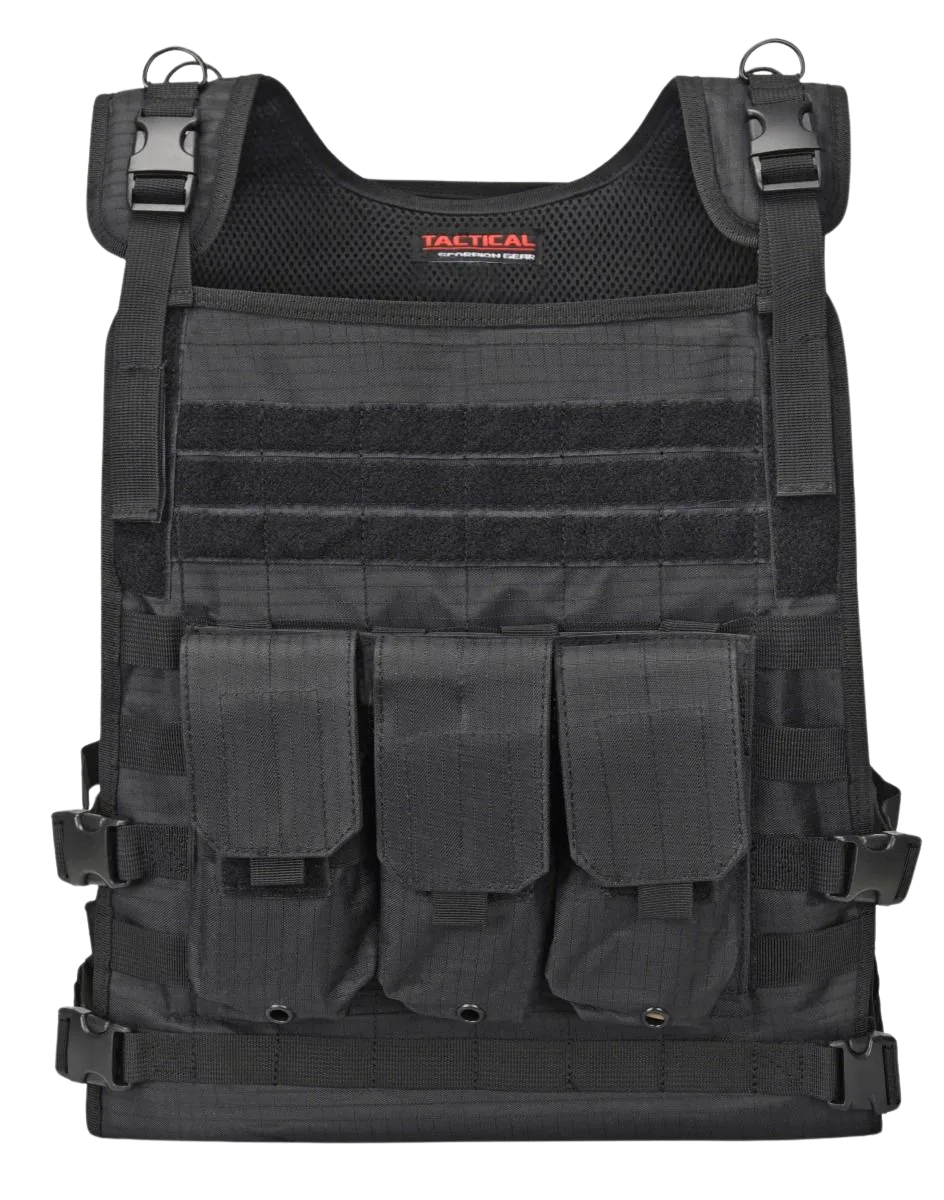 Tactical Scorpion Gear Wildcat MOLLE Plate Carrier – Modular 10x12 Armor Vest – Black, Multicam, OD Green, Coyote Brown