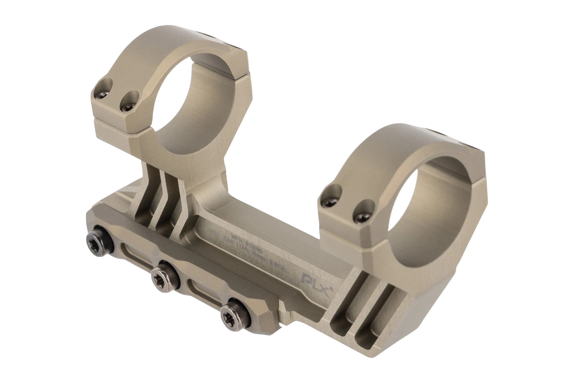 Primary Arms PLx 30mm Cantilever Mount – Clear Anodized 2.04"