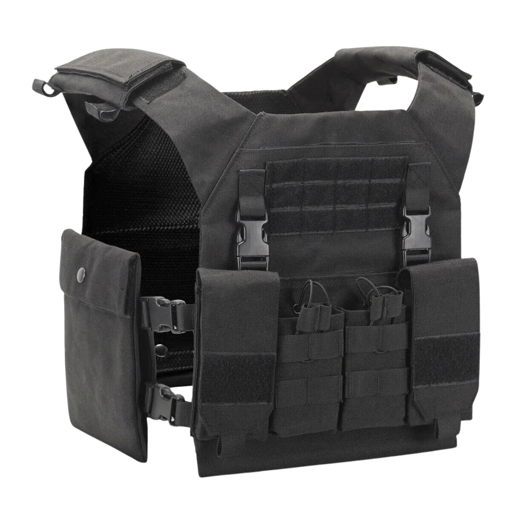 Tactical Scorpion Gear Procat Modular Plate Carrier Vest – Black – AR500 Compatible