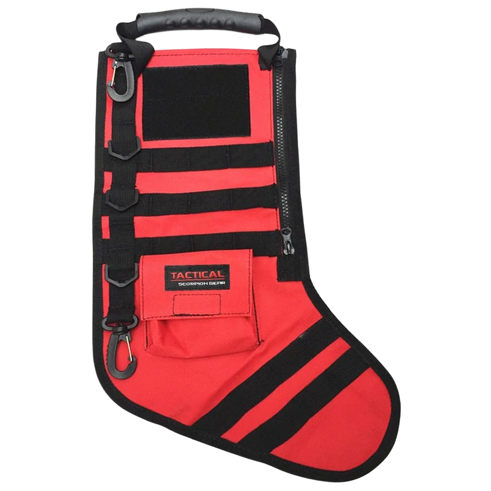 Tactical Scorpion MOLLE Christmas Stocking – Rugged Holiday Gear - Image 8