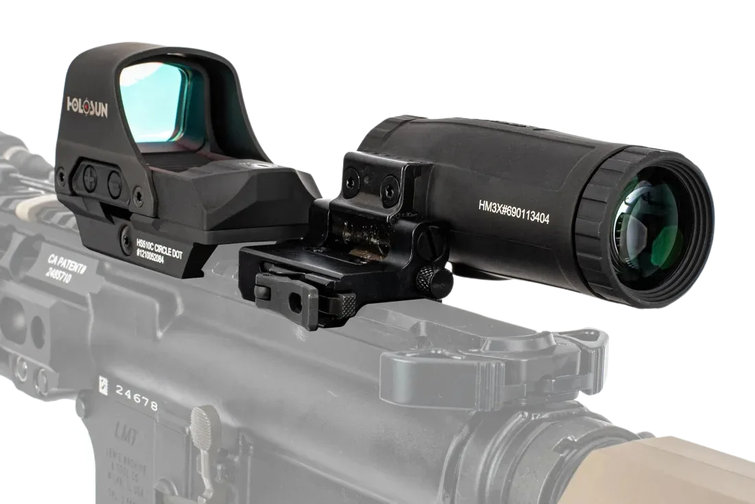 Holosun HS510C + HM3X Combo | Red Dot & 3x Magnifier - Image 3