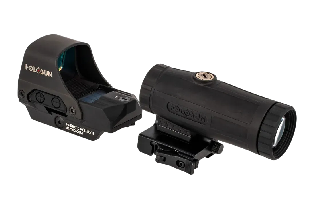 Holosun HS510C + HM3X Combo | Red Dot & 3x Magnifier - Image 5