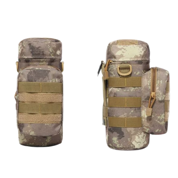 Tactical Scorpion Gear MOLLE water bottle pouch in multiple camo color options